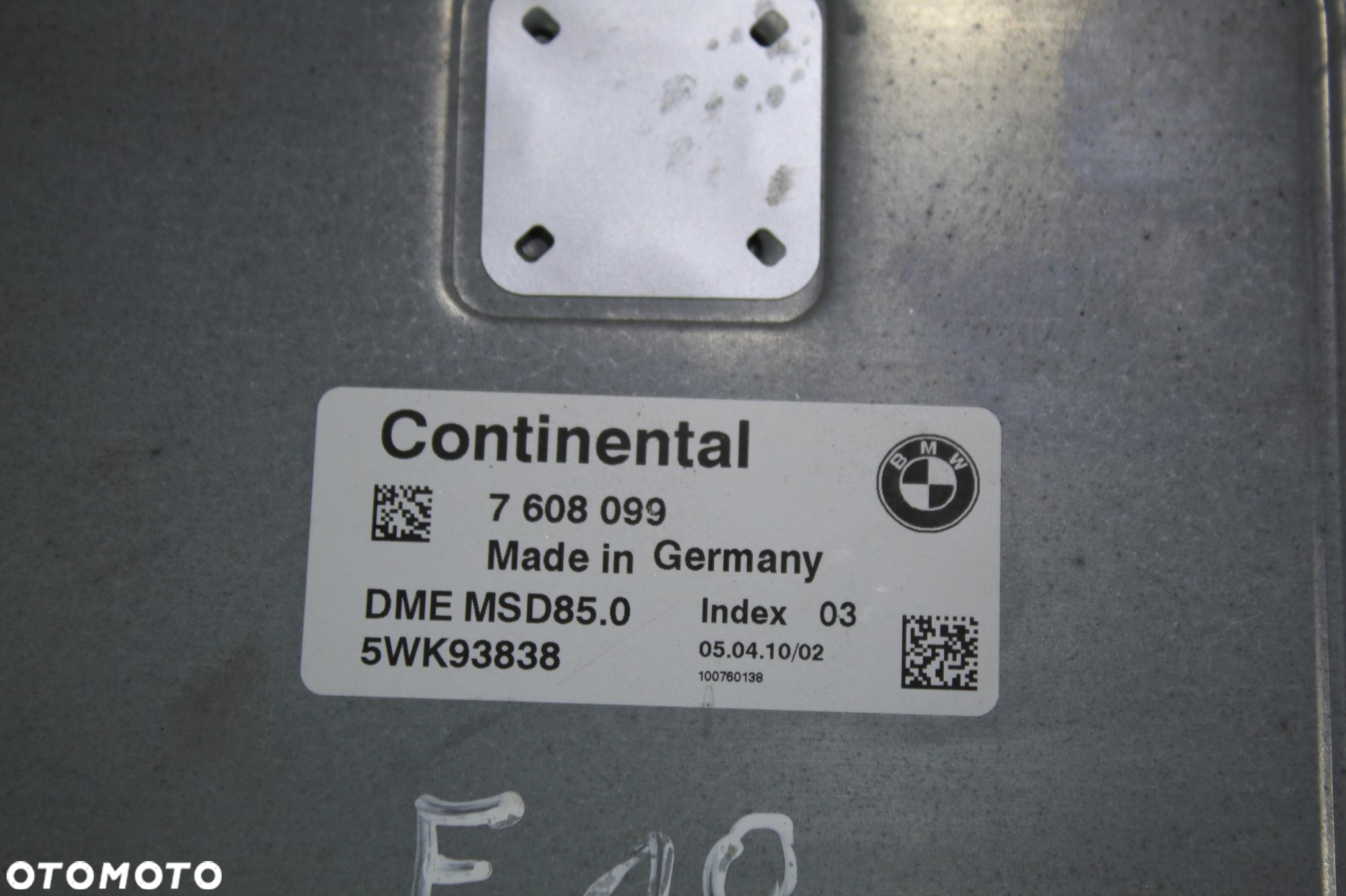 ZESTAW STARTOWY CAS BMW F10 N63B44 4.4 V8 BENZYNA 7608099 - 9