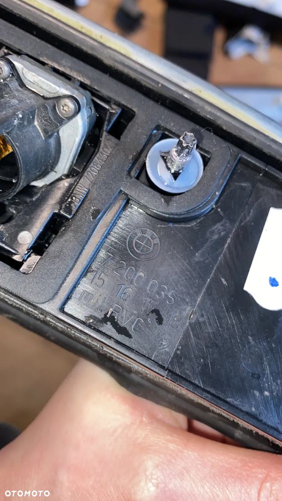 BMW F01 F02 BLENDA LISTWA ZEWNĘTRZNA KLAPY TYŁ CHROM 7200035 KAMERA - 5