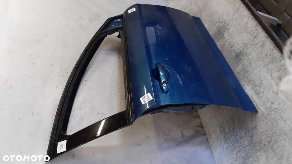 / DRZWI PRZÓD PRZEDNIE PRAWE DO E6 FORD MONDEO MK4 BŁĘKITNE NIEBIESKIE - 4