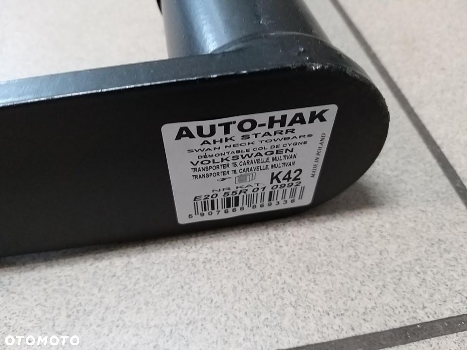 HAK VOLKSWAGEN TRANSPORTER T5 hak vw 2003- 2019 TTransporter, Caravelle, Multivan 2WD, 4WD - 2