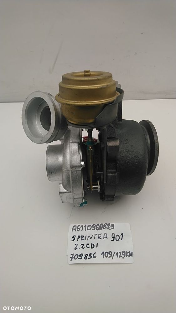 TURBINA 2.2 CDI 109KM 129KM SPRINTER A6110960899 709836 - 3