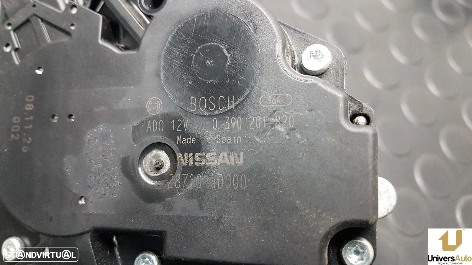 MOTOR LIMPA-VIDROS TRASEIRO NISSAN QASHQAI+2 (JJ10) ACENTA - 3