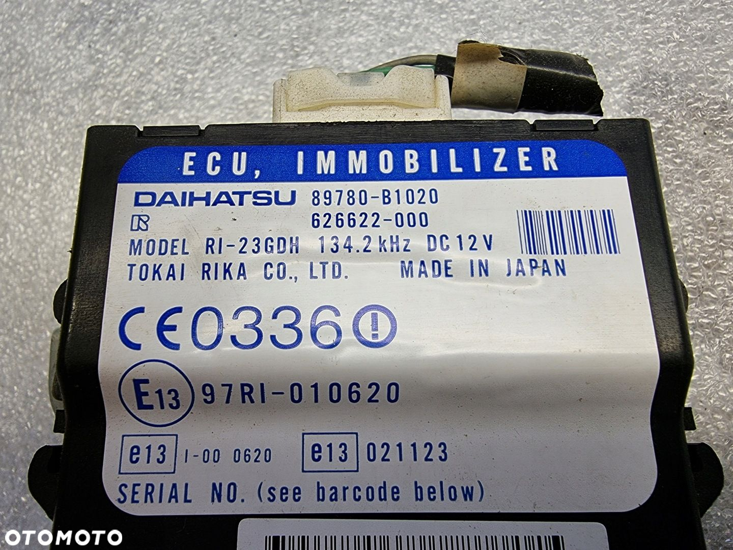 MODUŁ IMMOBILIZERA DAIHATSU MATERIA 89780-B1020 - 4