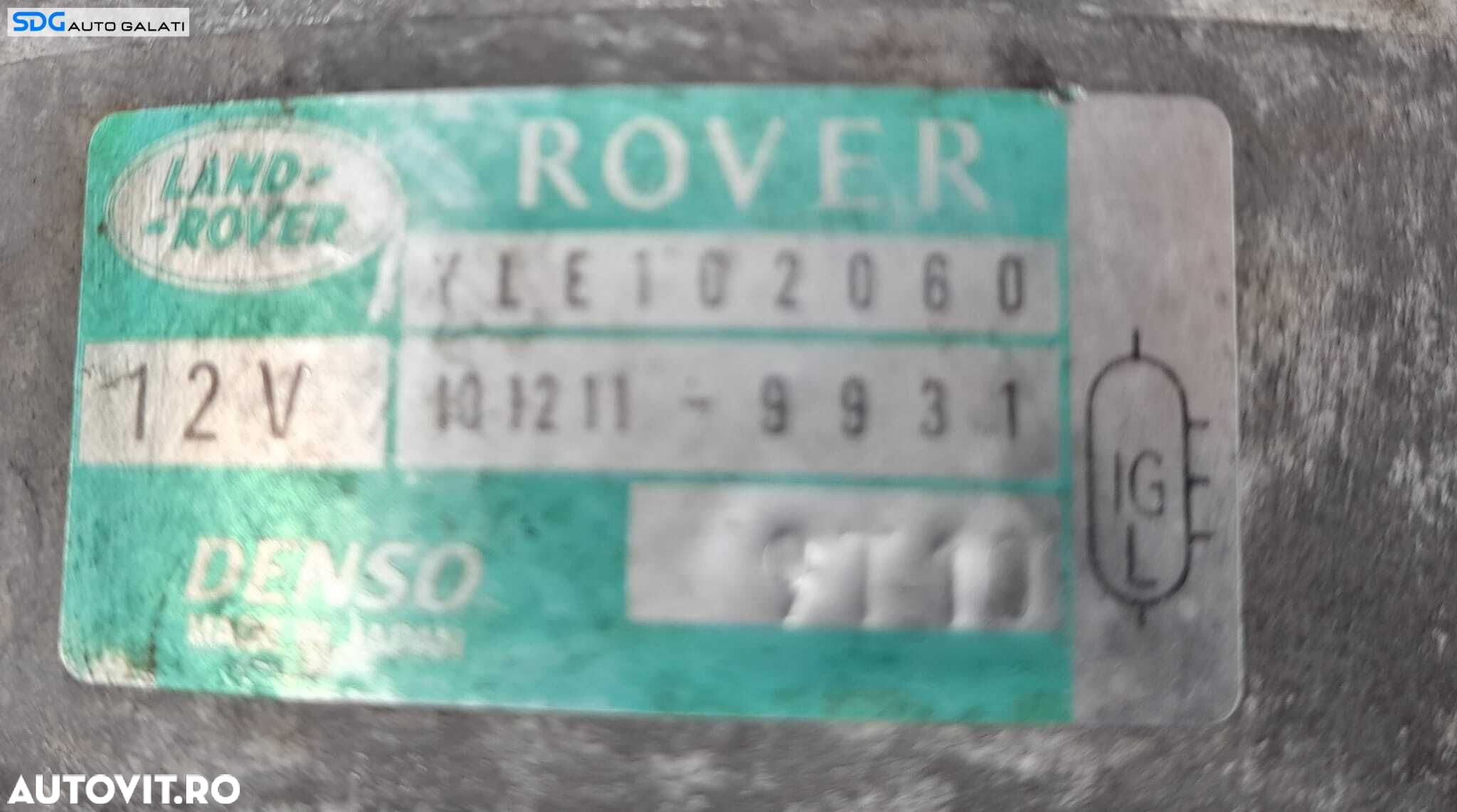 Alternator Land Rover Freelander 1.8 Benzina 1998 - 2006 Cod 101211-9931 [N0362] - 3
