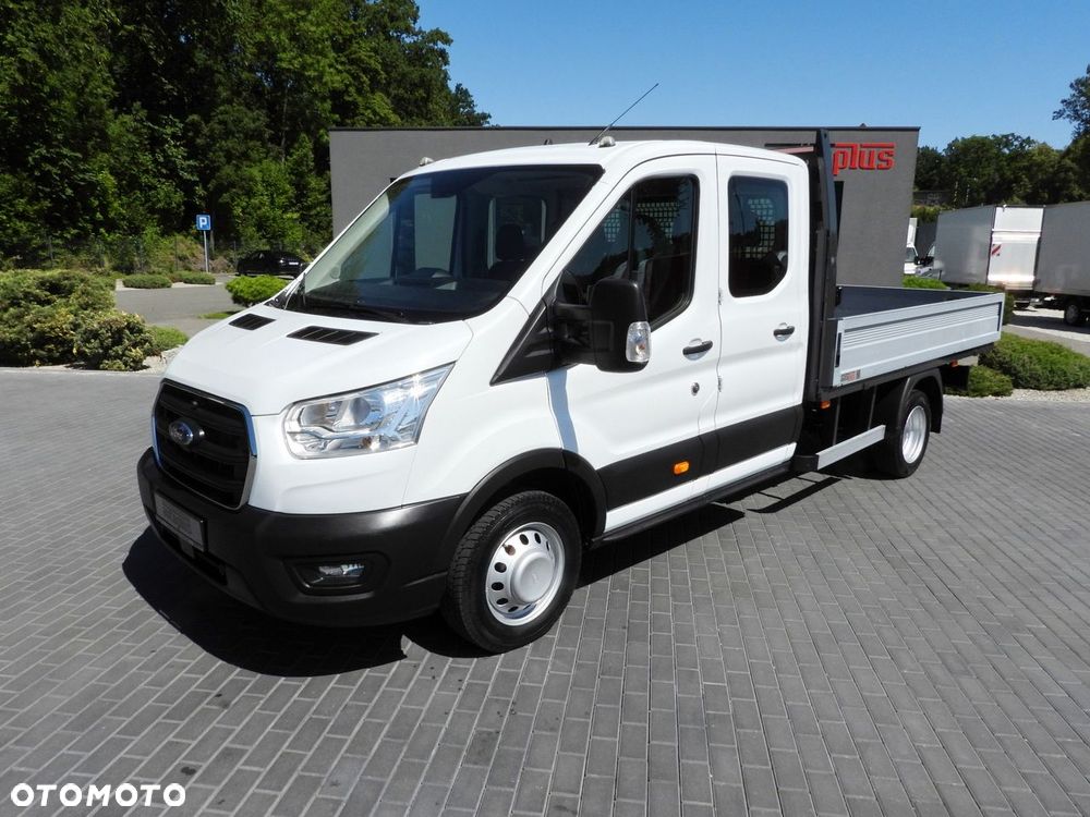 Ford TRANSIT SKRZYNIA PODWÓJNA KABINA DOKA 7 MIEJSC BLIŹNIACZE KOŁA KLIMATYZACJA  130KM - 18