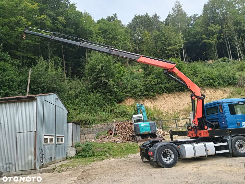 MAN TGS 18.400 4x2 HDS Palfinger PK 22002-EH | Euro 5 | Sprowadzony DE | 400 tys. km | ciągnik siodłowy HDS żuraw dźwig podnośnik - 9