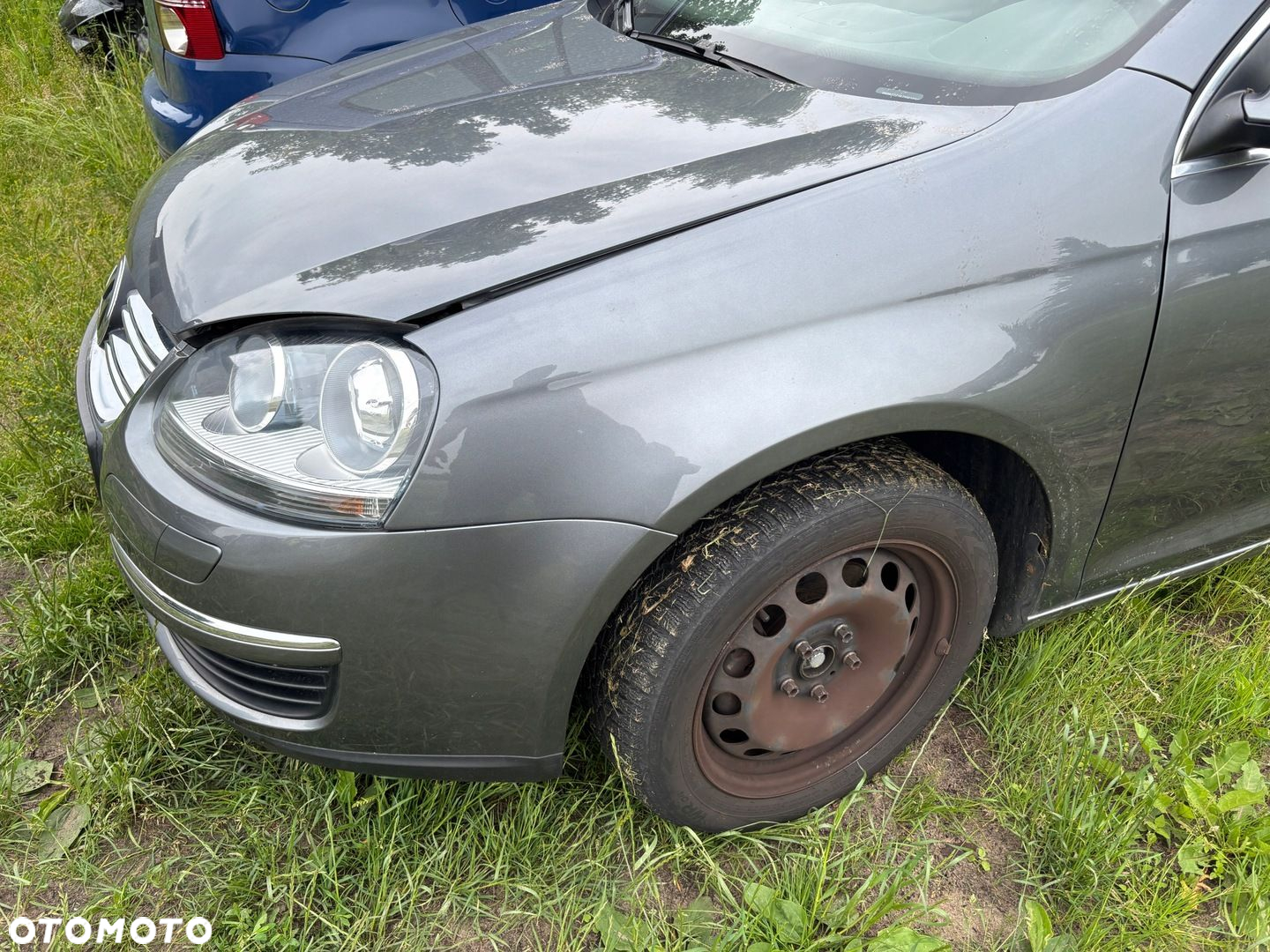 GOLF V KOMBI JETTA PRZÓD KOMPLETNY ZDERZAK PAS CHŁODNICE MASKA LD7X BŁOTNIK - 5