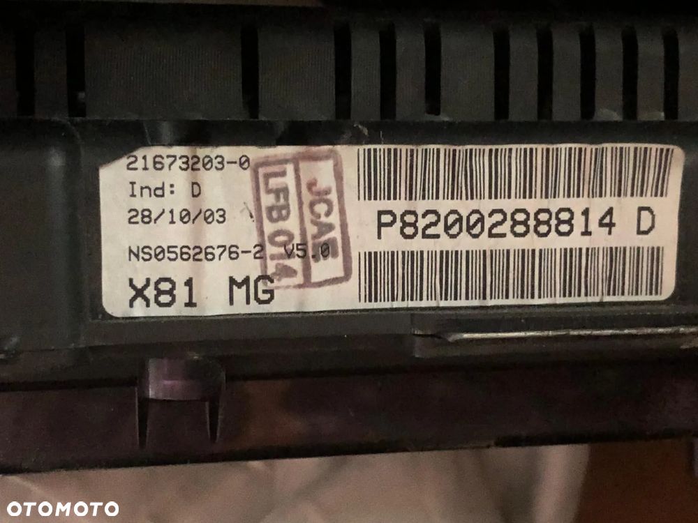 RENAULT ESPACE IV 4 LICZNIK 8200288814d - 2