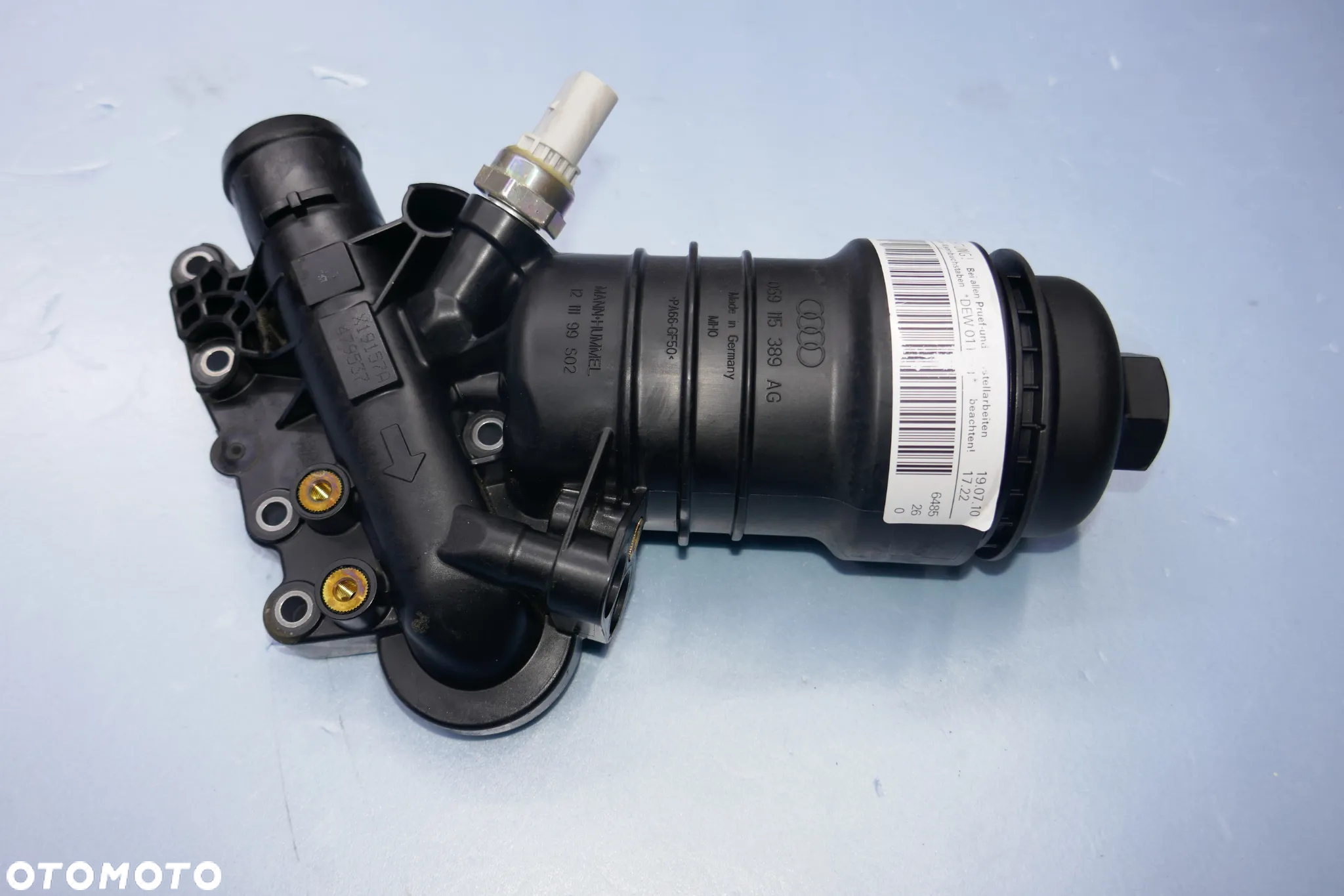 OBUDOWA FILTRA OLEJU AUDI 3.0 TDI DEW 059115389AG - 6