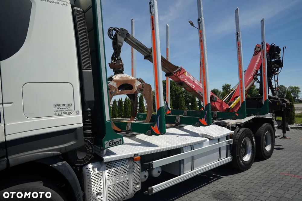 Iveco 570 STRALIS X-WAY / 6X4 / DO DREWNA / DO DRZEWA / DO LASU / HDS CRANAB TZ 12.2 / AUTOMAT - 12