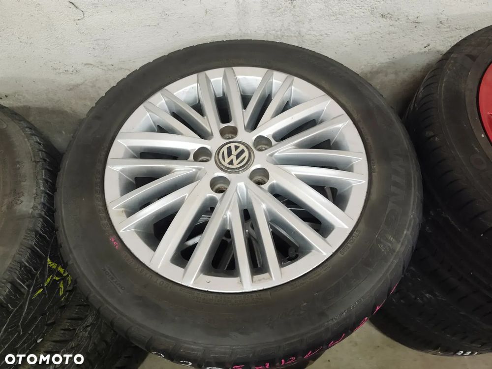 5x112 Felgi Aluminiowe Alufelgi Oryginalne 16 Koła ZIMOWE ZIMA VW 2K5 PASSAT B5 B6 B7 GOLF 5 V VI 6 VII 7 TOURAN CADDY JETTA SHARAN AUDI SKODA SEAT 6,5mm Legnica ALU-RAD 205/55 - 1