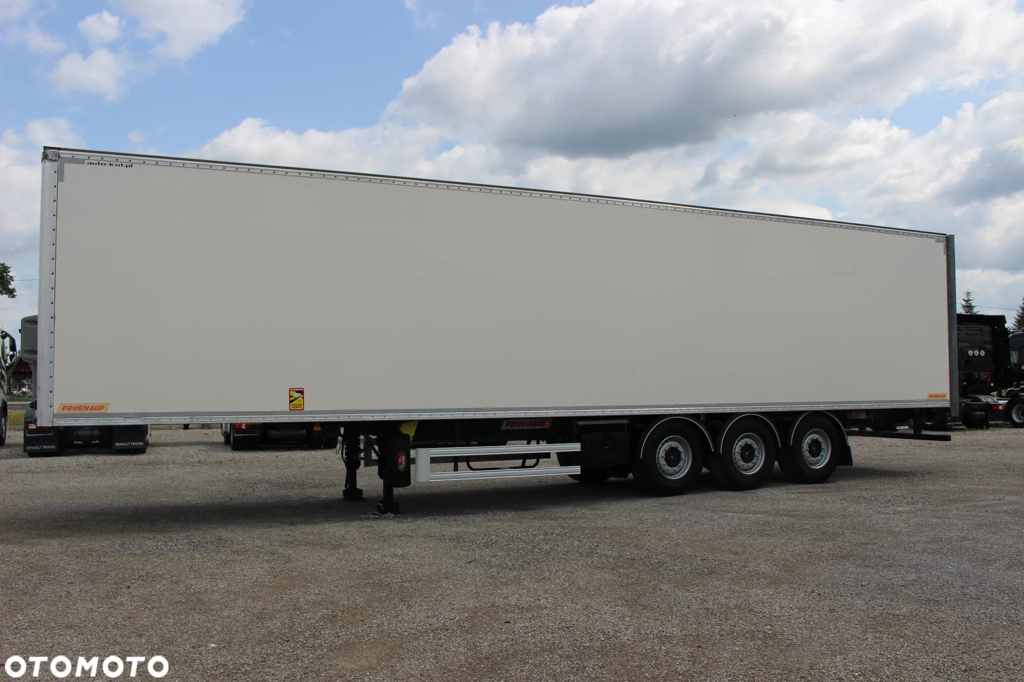Fruehauf KONTENER /OŚ PODNOSZONA/Doppelstock/ OSIE SAF/ *SERWIS FR*/IDEALNY STAN / - 13
