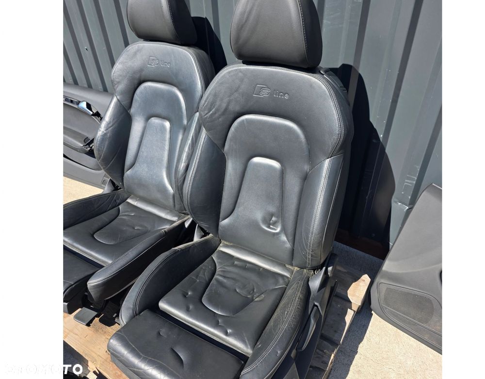 FOTEL FOTELE AUDI A5 8T COUPE CABRIO SKÓRA S LINE PODGRZEWANE KOMPLET *1*!! - 13