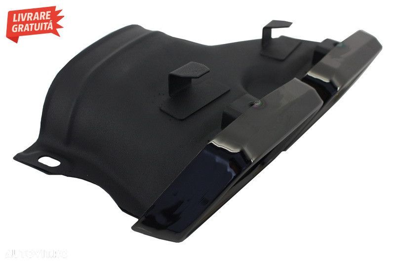 Difuzor Bara Spate cu Ornamente tobe Negre Mercedes C-Class W205 S205 - 8