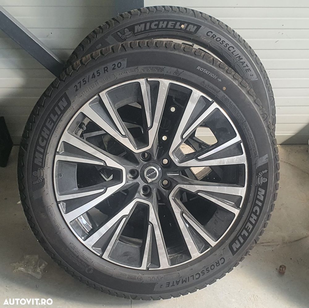 Roți complete Volvo XC90 R20" Anvelope MIchelin 275/45R20" - 5