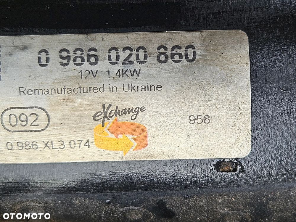 Volvo S40 V50 S60 V70 S80 XC70 2.4 B 2.5T 2.5 rozrusznik Bosch - 11