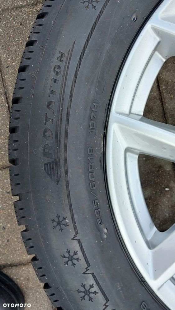 Komplet kol zimowych Volvo OE 31423851 7.5" x 18" 5x108 ET 50,5 235/60r18 zima - 5