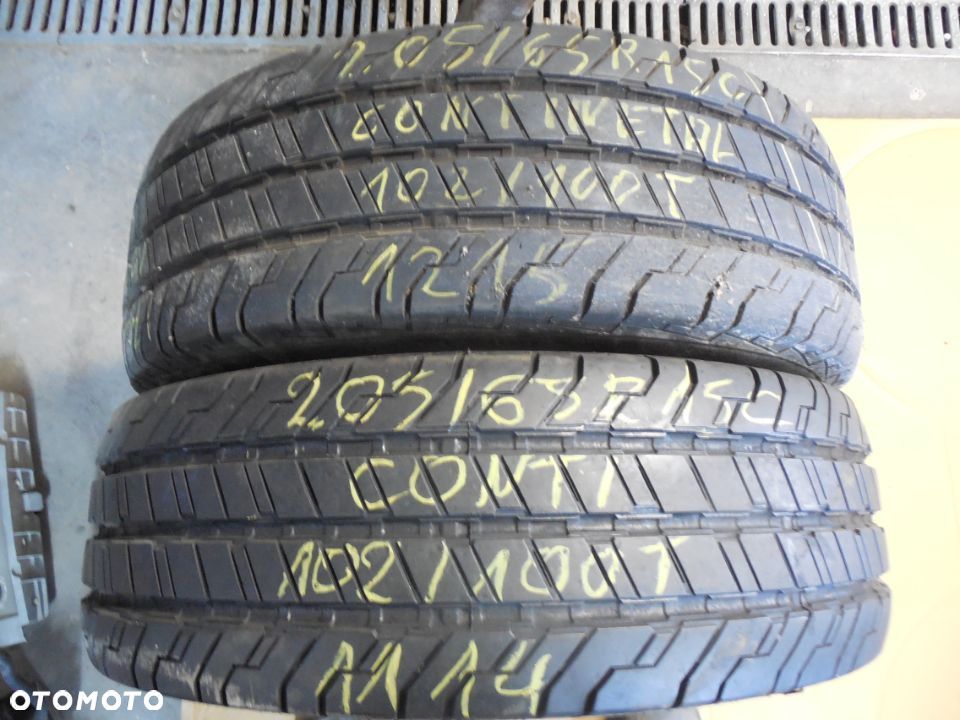 OPONY 205/65R15C CONTINENTAL CONTI VAN CONTACT 100 DOT 1215 10MM - 1