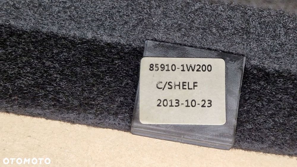kia rio 3 iii 11-17 półka tylna bagażnika 85910-1w200 - 8