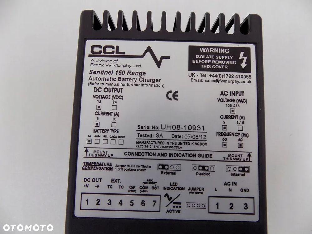 FG WILSON CCL ŁADOWARKA BATERII 10000-50091 - 3