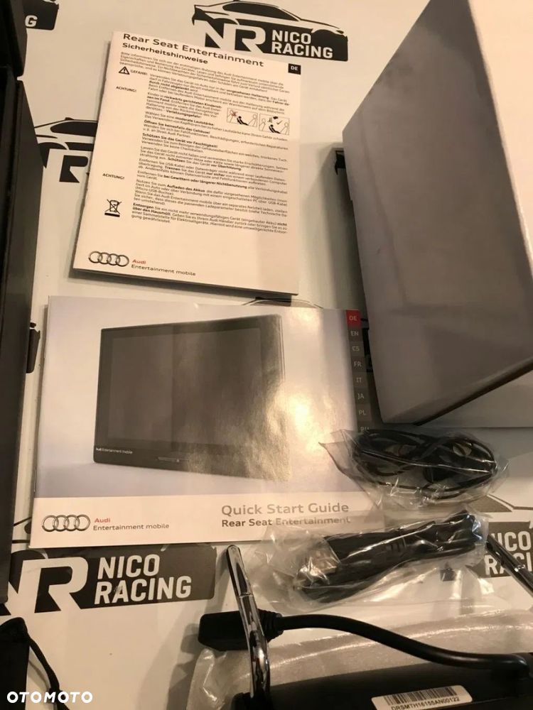 AUDI A4 A6 Q5 Q7 MONITORY TABLET TV LCD ANDROID WIFI ENTERTAIMENT RSE III KOMPLET 4M0051700E - 4