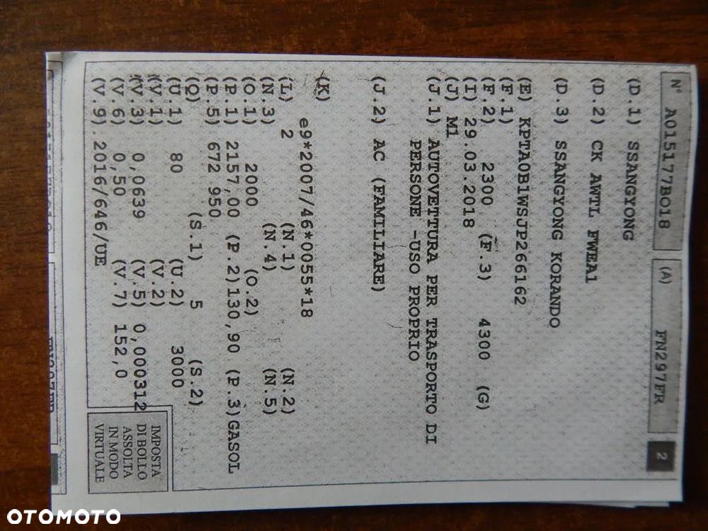 SsangYong/KGM Korando 2.2 D Quartz 4WD - 6