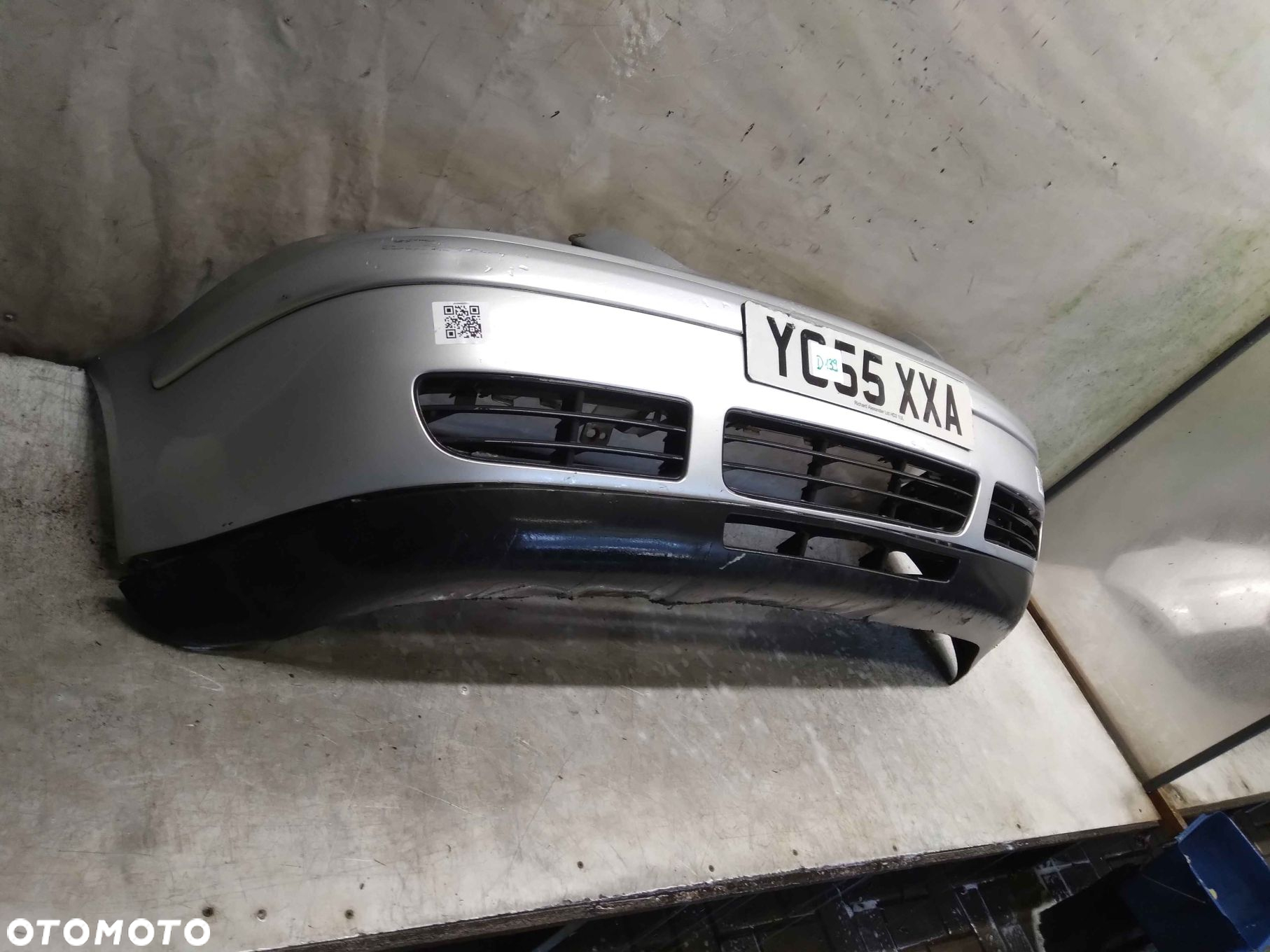 ^ ZDERZAK PRZÓD PRZEDNI VW VOLKSWAGEN BORA LA7W SREBRNY - 2