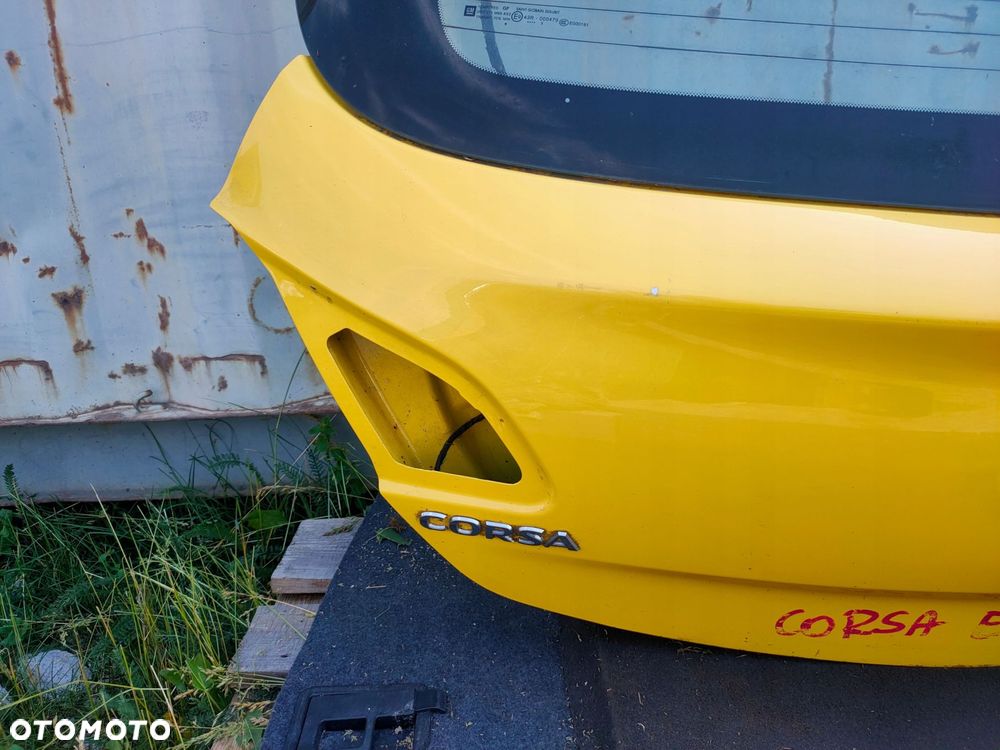 klapa tył opel corsa e z40q z szybą - 2