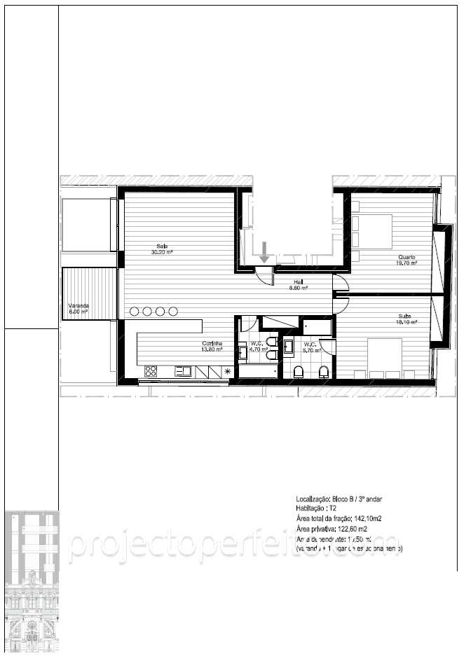 Apartamento T2 Venda em Espinho,Espinho - Grande imagem: 5/5