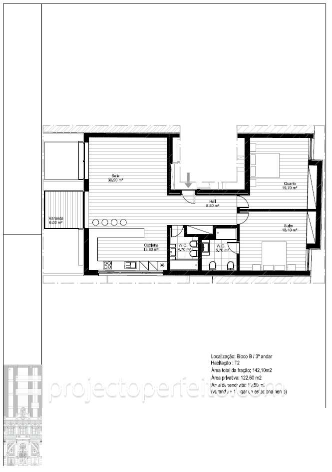 Apartamento T2 Venda em Espinho,Espinho - Grande imagem: 5/5