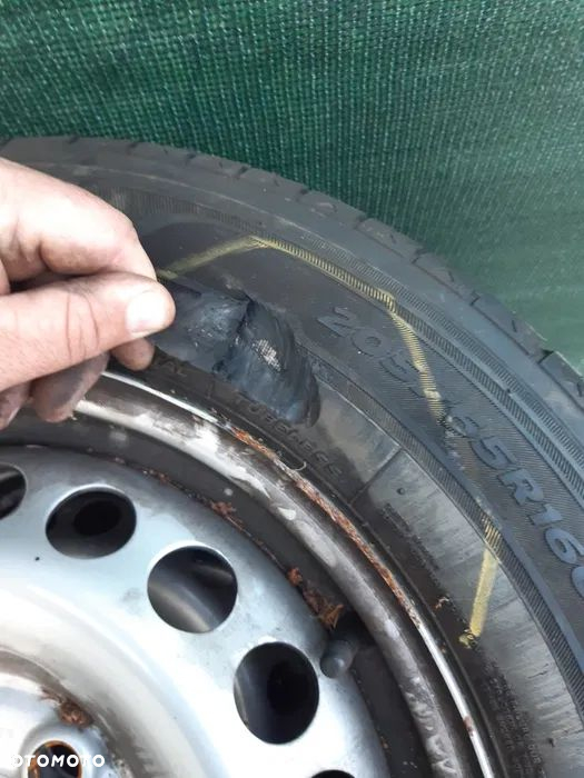 Koła letnie VW T5 T6 7H0 205/65R16C Felgi Stalowe VW T-5 T-6  6,1/2Jx16H2 ET 51 7H0601027D - 6