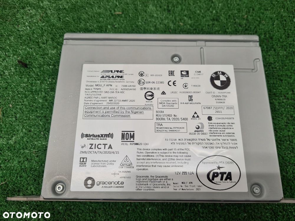 BMW 4 G22 RADIO NAWIGACJA NAVI GPS STACJA MULTIMEDIALNA 5A5B487 - 3