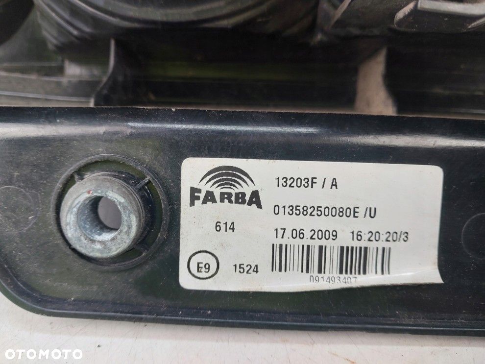 FIAT FIORINO BIPPER NEMO QUBO LEWA TYLNA LAMPA ORYGINAŁ 01358250080E - 6