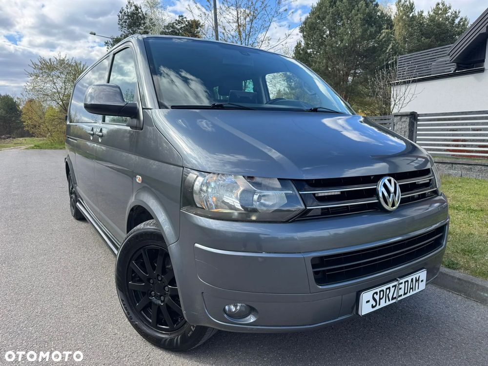 Volkswagen TRANSPORTER T5 L2H1 LIFT DŁUGI Klima Tempomat Navi Kamera Skóry Dubel Kabina 6os Brygadówka - 28