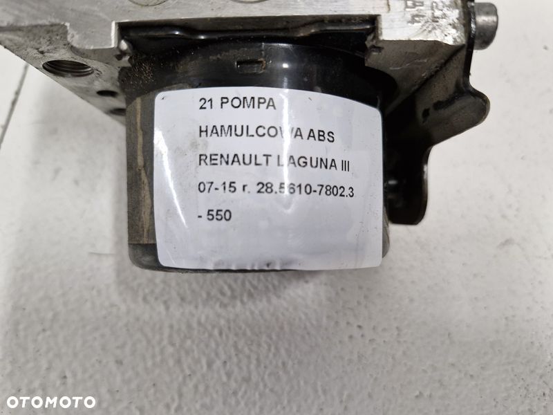 renault laguna 3 iii pompa abs hamulcowa hamulca 28.5610-7802.3 - 2