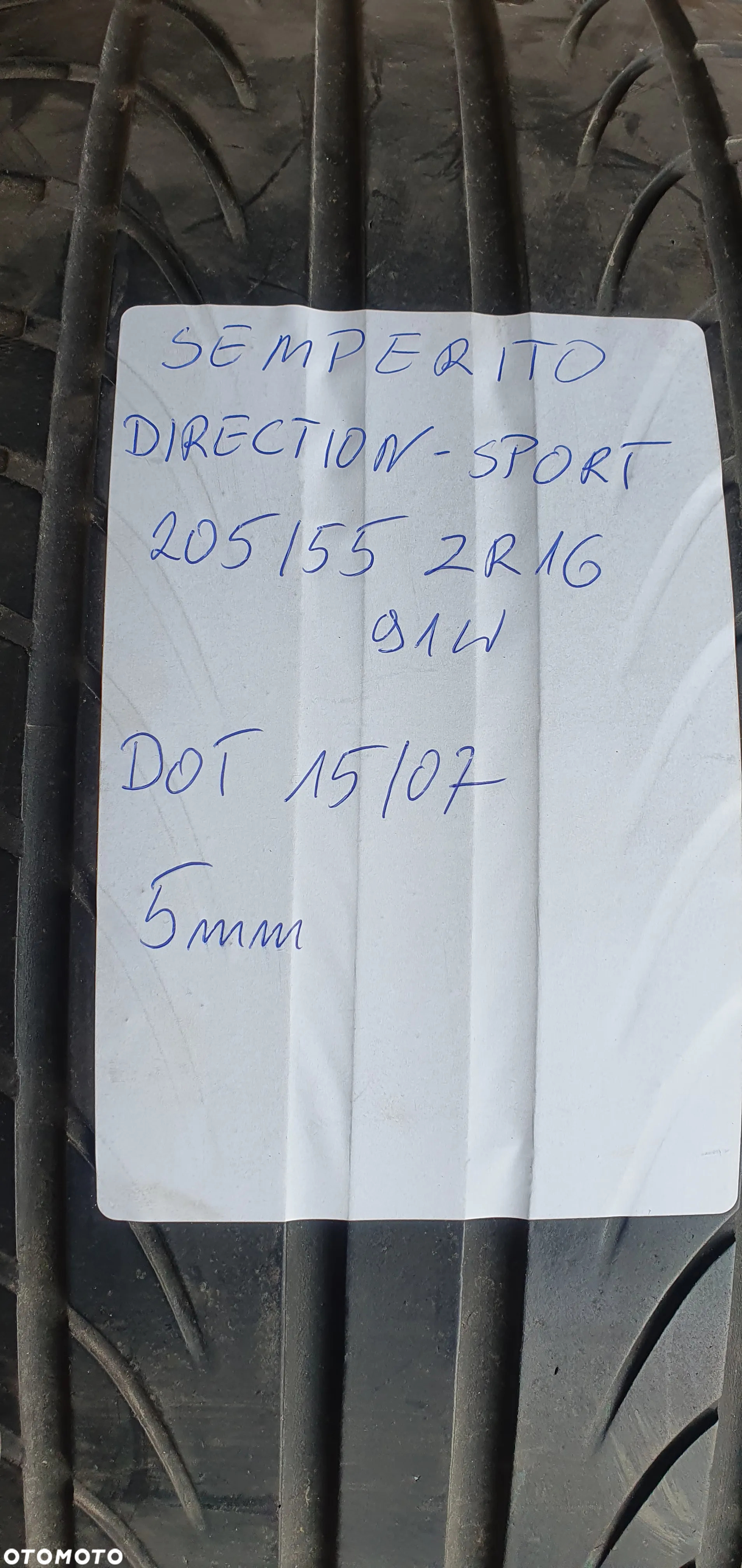 1X Opona Semperit Direction Sport 205/55 ZR16 5mm 1507 - 8