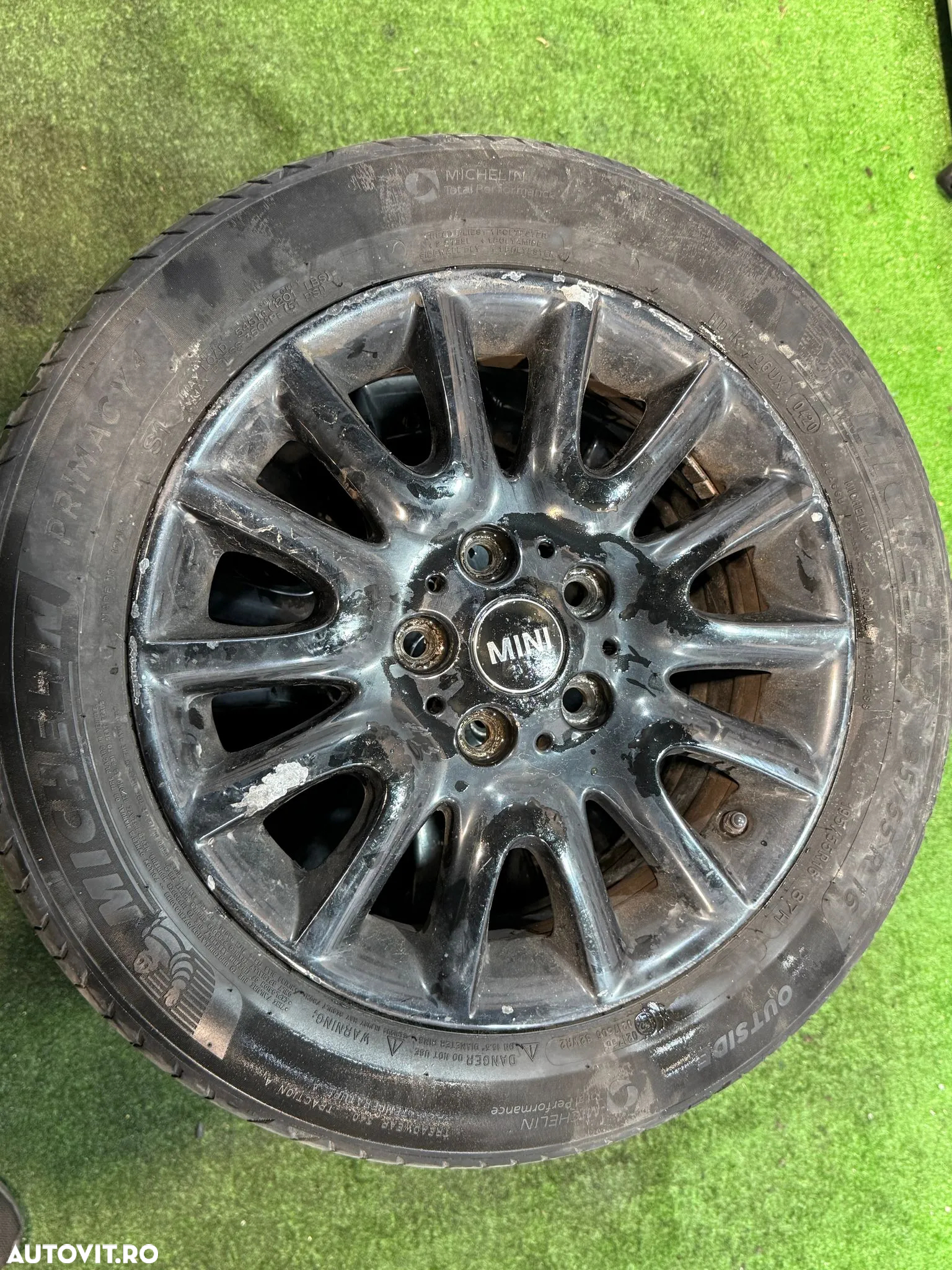 JANTE + CAUCIUCURI 5x112 195. 55. R16 MINI COOPER D F55 1.5 DIESEL 2016 2014-2020 - 6