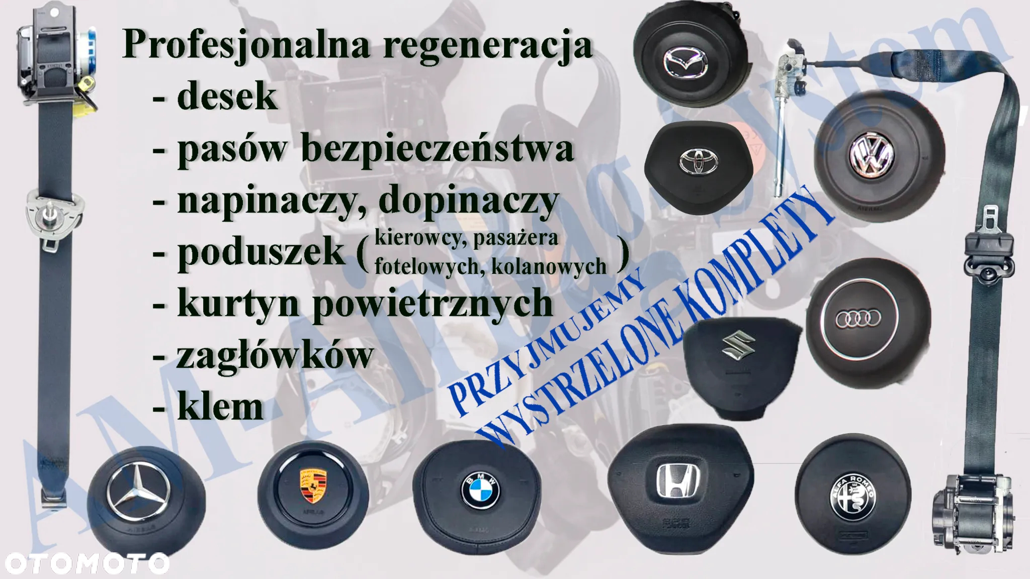 HONDA CIVIC XI 11 Deska Poduszki Pasy AirBag Konsola Kokpit Regeneracja Naprawa - 3