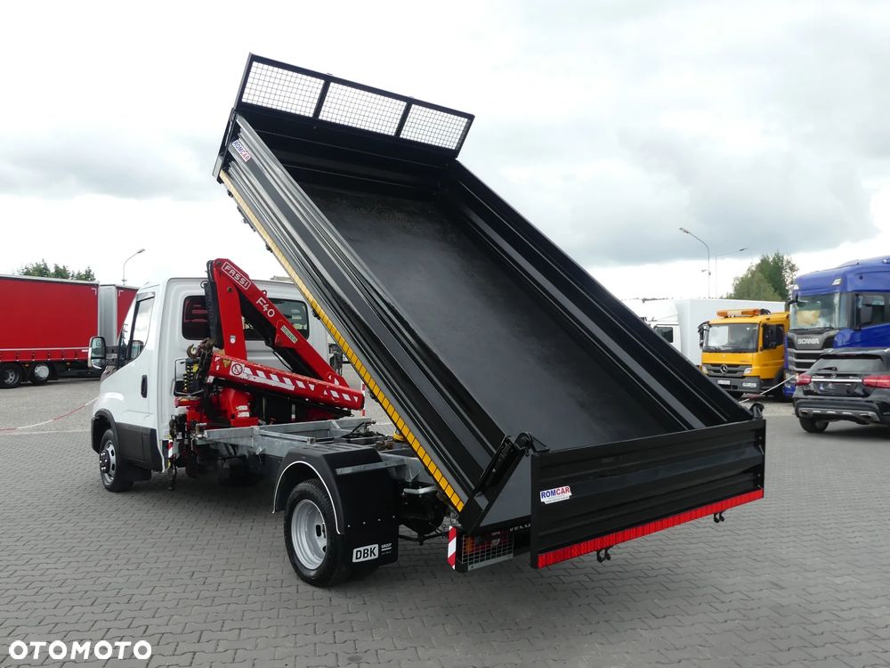 Iveco DAILY 50C16 / WYWROTKA + HDS FASSI F40 / 3- STR KIPER / - 13