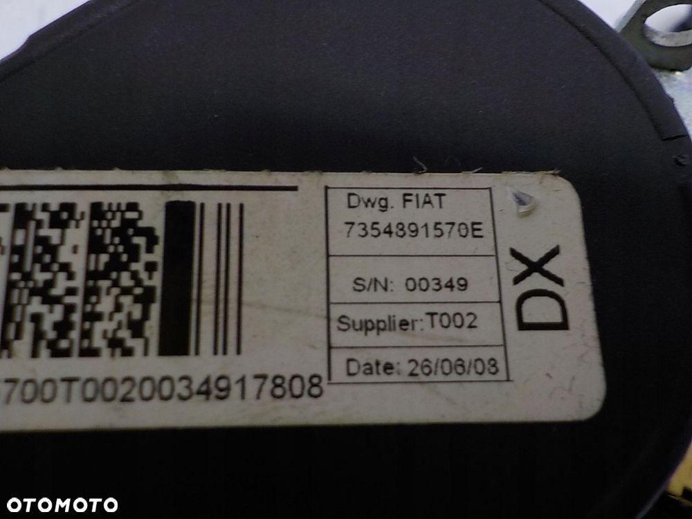 FIAT FORINO III PAS BEZPIECZEŃSTWA NAPINACZ 7354891570E - 2