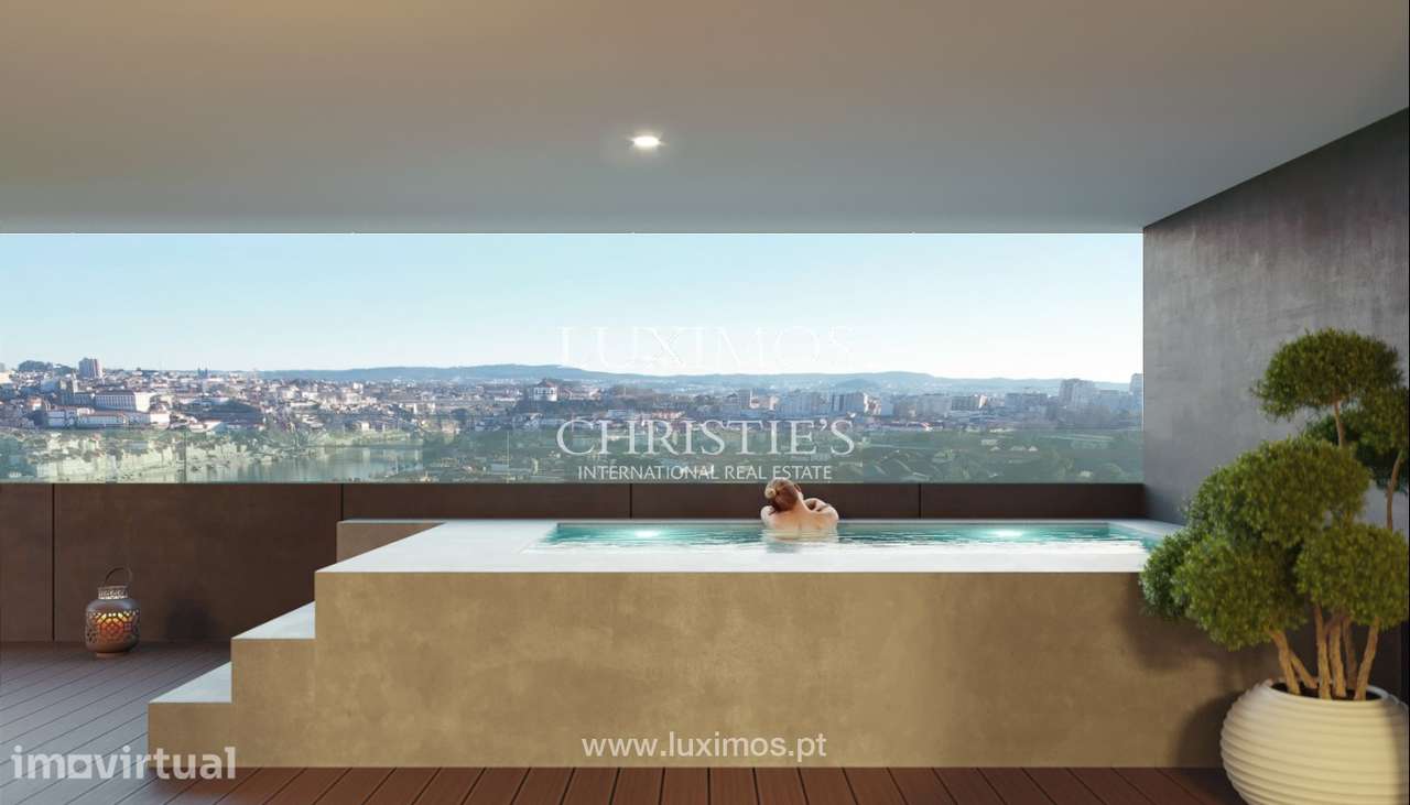 Apartamento T2 novo com piscina e vistas de rio em Vila Nova de Gaia - Grande imagem: 2/25