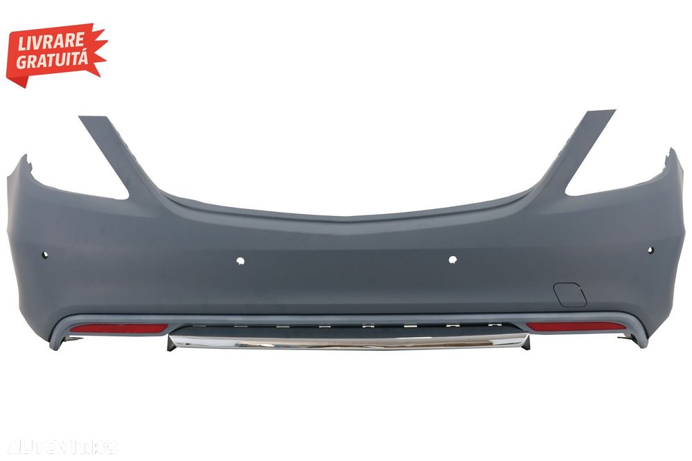 Pachet Exterior Mercedes S-Class W222 (2013-06.2017) S63 Design cu Praguri lateral- livrare gratuita - 9
