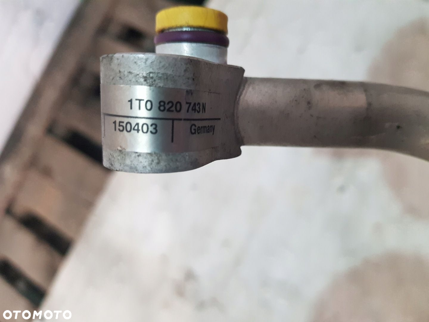 PRZEWÓD KLIMATYZACJI VW TOURAN 1.9 TDI 1T0820743N - 4