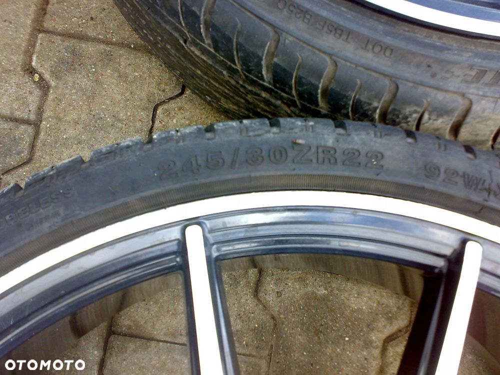 bmw 6 4.4 f12 f13 f06 m pakiet koła felgi alu 22'' 245/30zr22 - 3