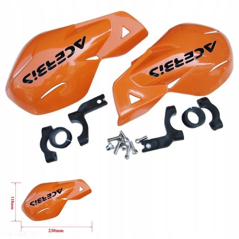 EU HANDBARY ACERBIS 22mm 28mm OSŁONA RĄK NEW - 4