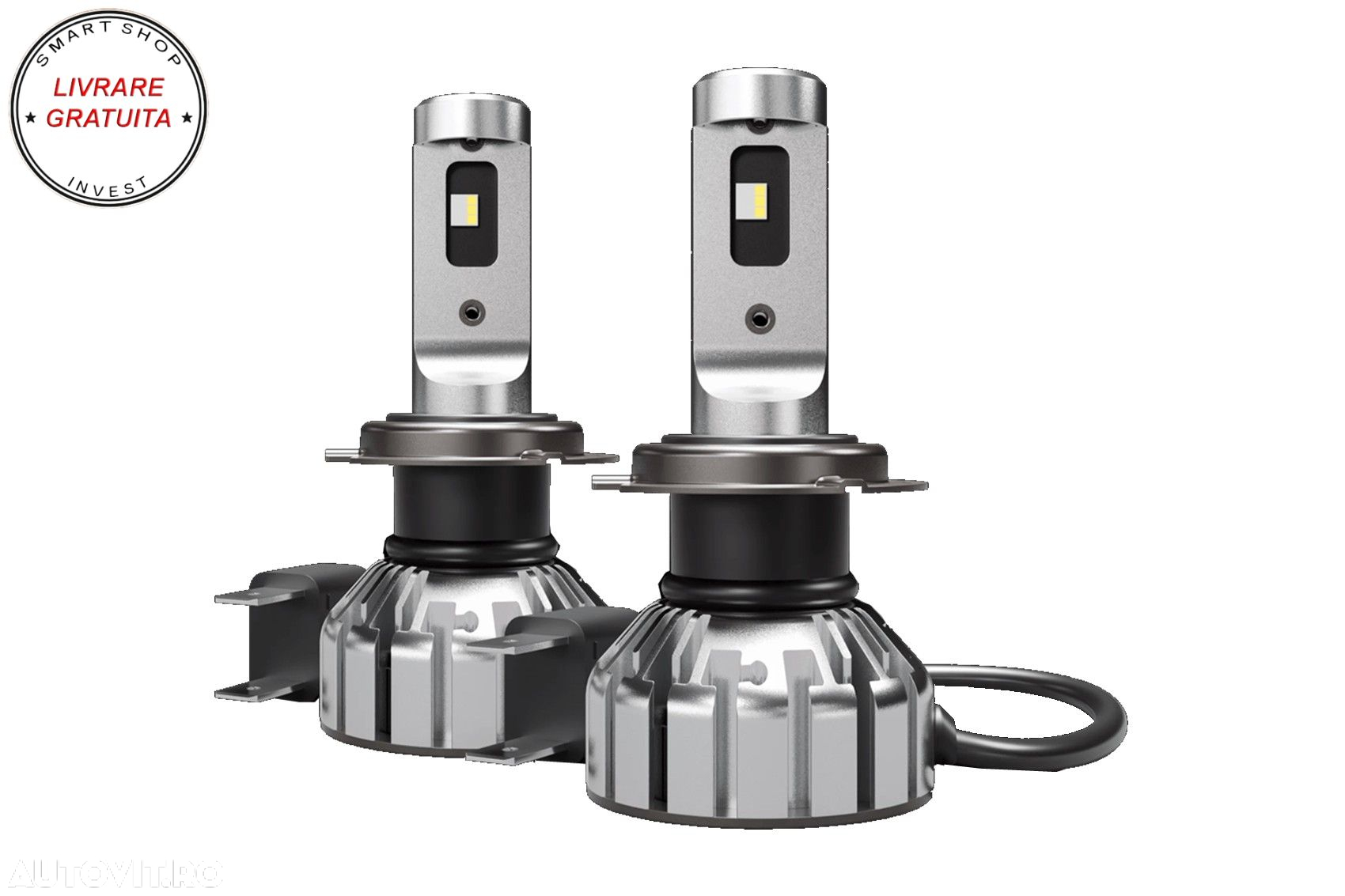 OSRAM NIGHT BREAKER H7 LED SMART 64210DWNBSM-2HB Set 2 Becuri Auto Moto Omologare - livrare gratuita - 2