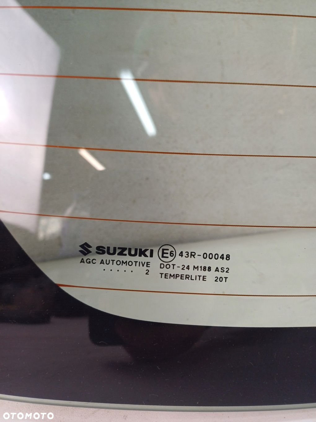 SZYBA TYŁ TYLNIA SUZUKI SWIFT V MK VII 7 12- - 8