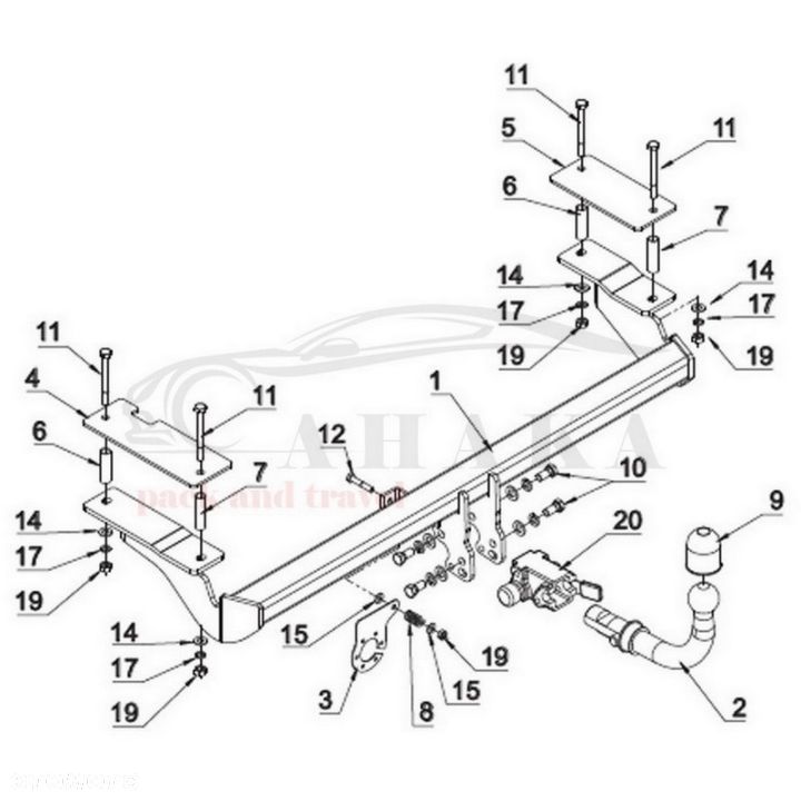 Hak Holowniczy Automat Do Opel Astra H Hatchback 2004-2014 - 3