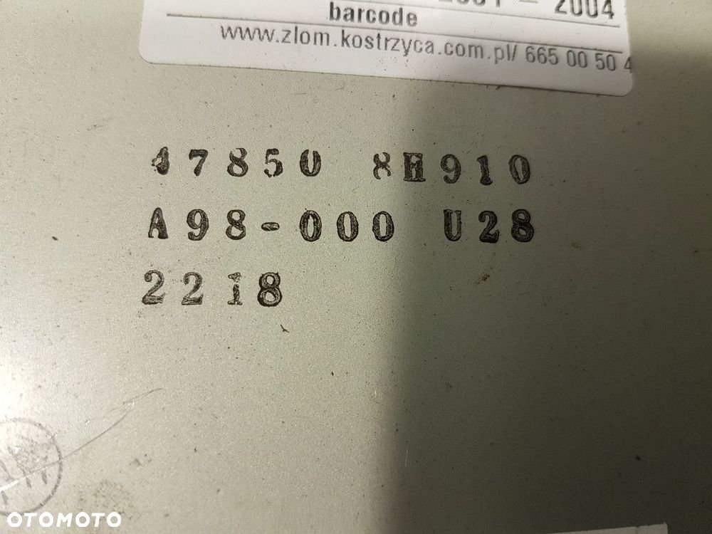 NISSAN X-TRAIL T30 STEROWNIK ABS. 47850-8H910 - 2