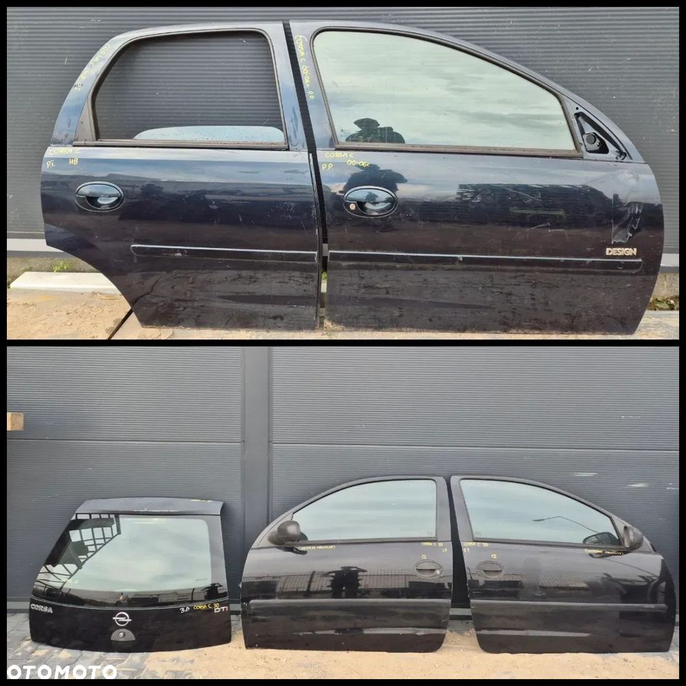 OPEL CORSA C DRZWI 3D / 5D KLAPA BAGAŻNIKA 00-06r - 1